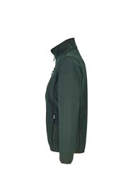 Womens/Ladies Falcon Softshell Recycled Soft Shell Jacket - Forest Green