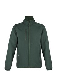 Womens/Ladies Falcon Softshell Recycled Soft Shell Jacket - Forest Green - Forest Green