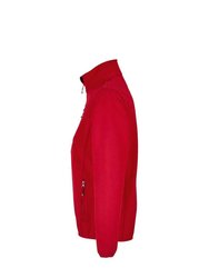 Womens/Ladies Falcon Softshell Recycled Soft Shell Jacket - Pepper Red