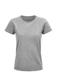 Womens/Ladies Pioneer T-Shirt - Grey Marl