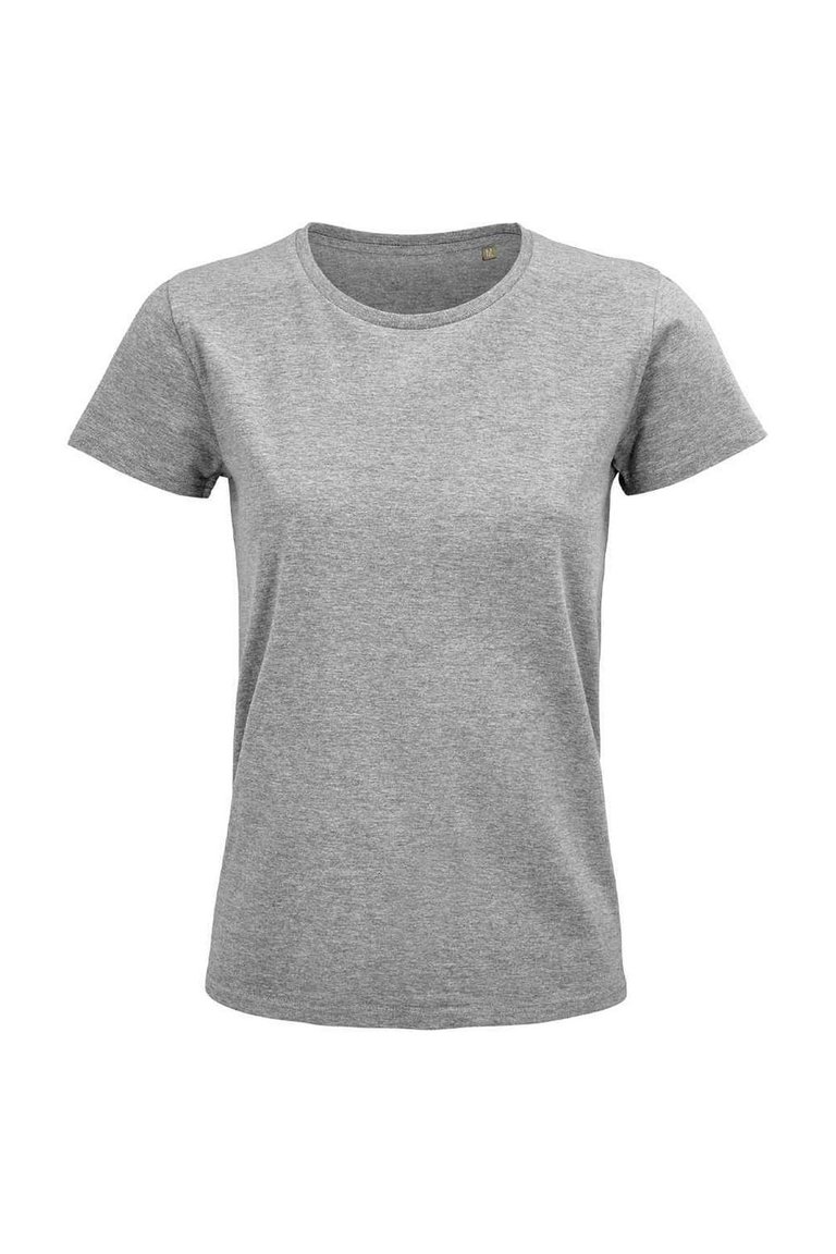 Womens/Ladies Pioneer T-Shirt - Grey Marl