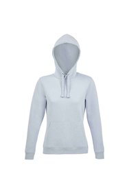 Womens/Ladies Spencer Hoodie - Creamy Blue - Creamy Blue