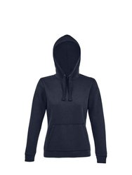 Womens/Ladies Spencer Hoodie - French Navy - French Navy