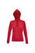 Womens/Ladies Spencer Hoodie - Red - Red