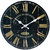 13.4" Black French Clock - One Size - Black