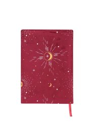 Fire Element Velvet A5 Notebook - 1.7 cm x 21 cm x 15 cm