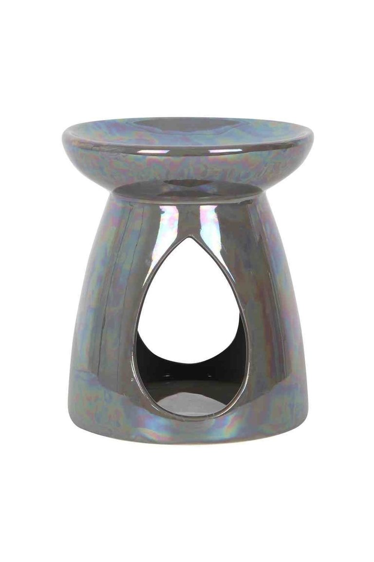 Iridescent Oil Burner - Gray - Gray