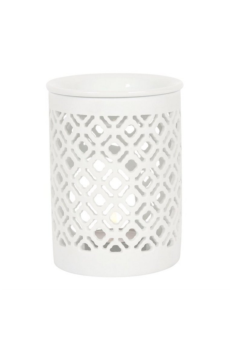 Lattice Oil Burner - White