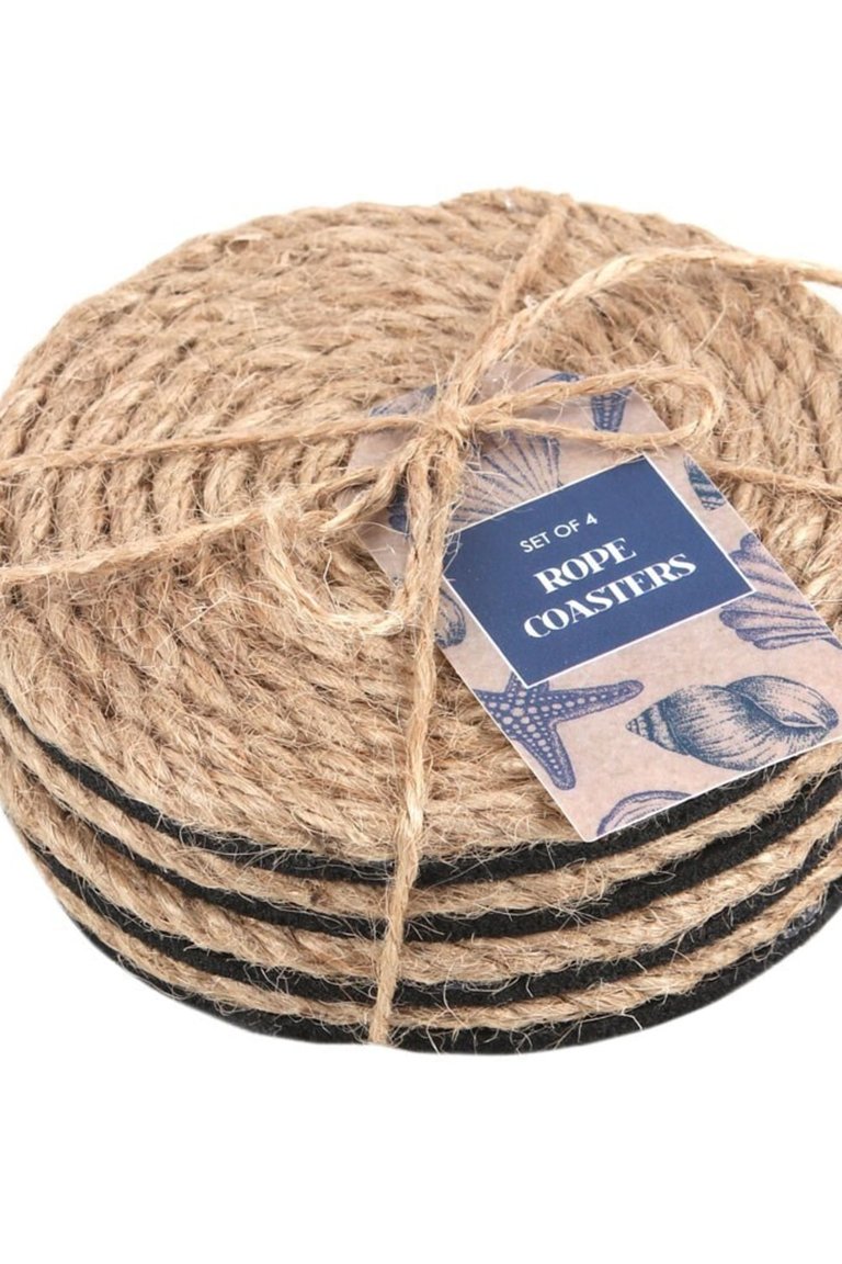 Rope Coaster Set (Pack of 4)