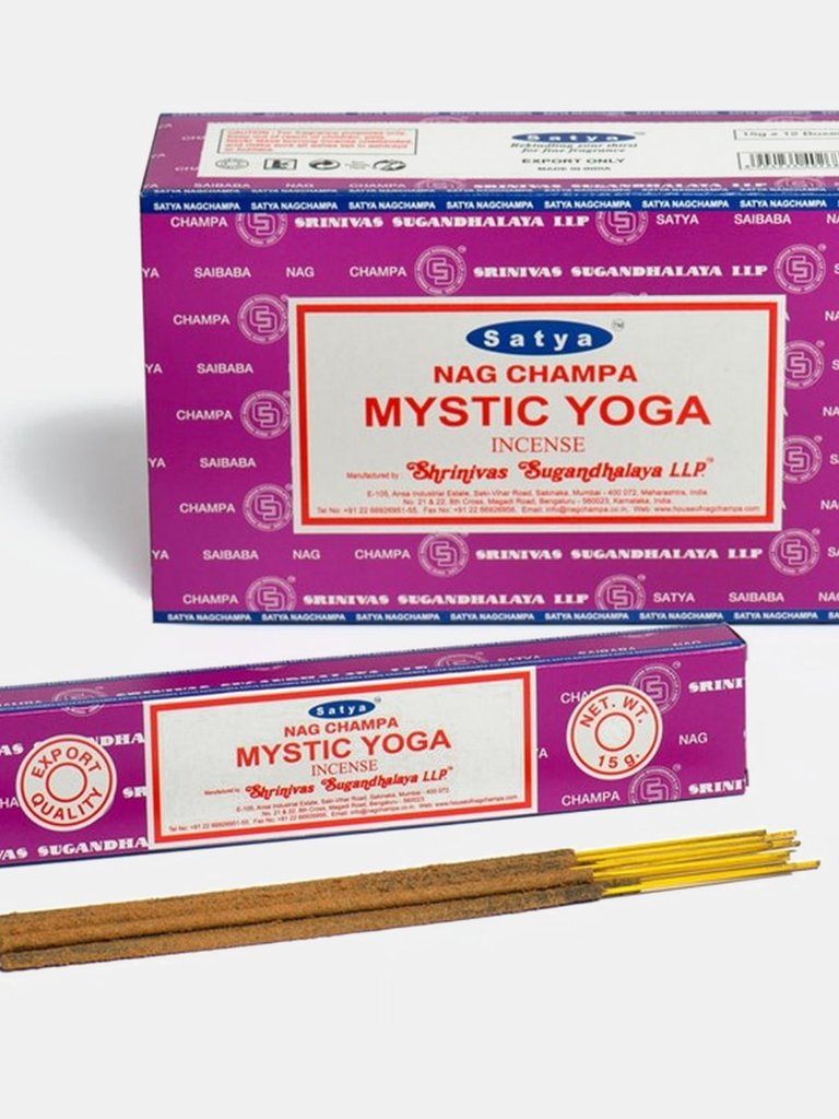 Satya Mystic Yoga Incense Sticks - Pack Of 120 - Pink