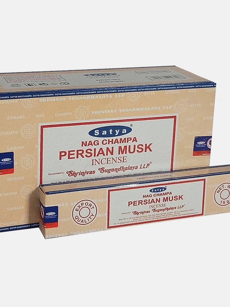 Satya Persian Musk Incense Sticks - Pack Of 120 - Cream