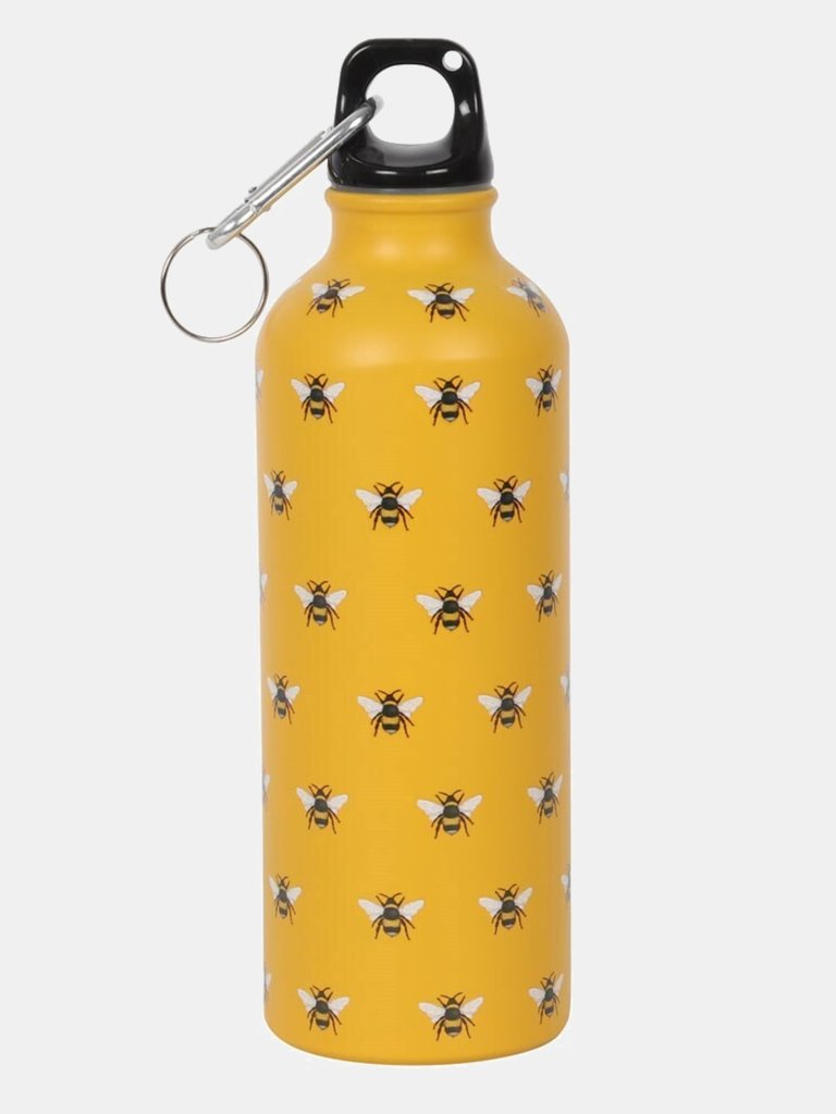 Something Different Bee Metal Water Bottle - Yellow/Black