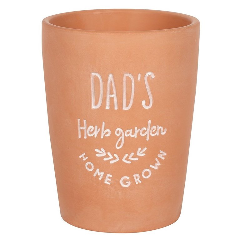 Something Different Dads Herb Garden Plant Pot (Terracotta) (One Size)