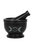 Something Different Triple Moon Soap Stone Pestle and Mortar - Black/White