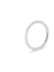 Bangle Ring Polished Silver
