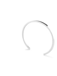 Edge Bracelet Polished Silver - Silver