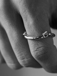 Loop Ring Polished Silver / Round