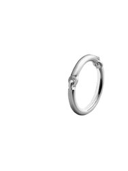 Loop Ring Polished Silver / Round - Silver