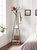 Songmics Vintage Coat Rack Stand, Coat Tree, Hall Tree Free Standing, Industrial Style, with 2 Shelves, For Clothes, Hat, Bag