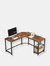 Vasagle L-shaped Computer Desk, Corner Desk, 54-inch Writing Study Workstation