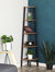 Vasagle Vintage Bookcase, 5-tier Corner Shelf, Plant Stand Wood Look Accent Furniture
