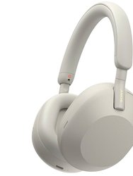 Noise-Canceling Over-Ear Headphones - Silver