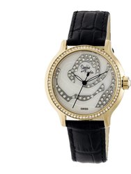 Monaco MOP Swiss Ladies Watch - Gold/Black