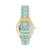 Tucson Leather-Band Watch With Swarovski Crystals