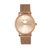 Sophie & Freda Savannah Mesh Bracelet Watch With Swarovski Crystals - Rose Gold