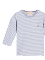 Blue Striped T-shirt - Blue