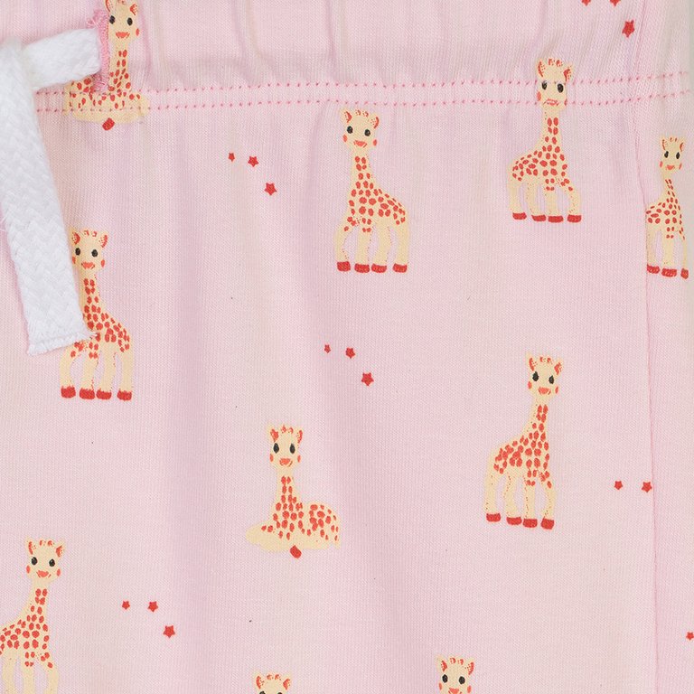 Pink Giraffe Pants - Pink