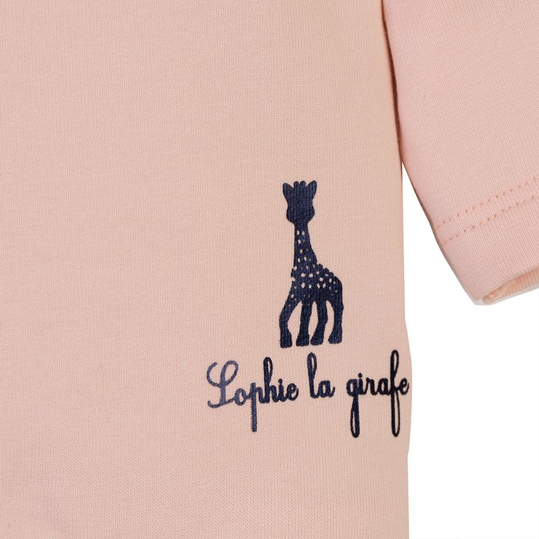 Pink Giraffe Print T-shirt - Pink