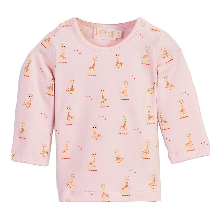 Pink Giraffe T-shirt - Pink
