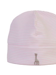 Pink Striped Giraffe Cap - Pink