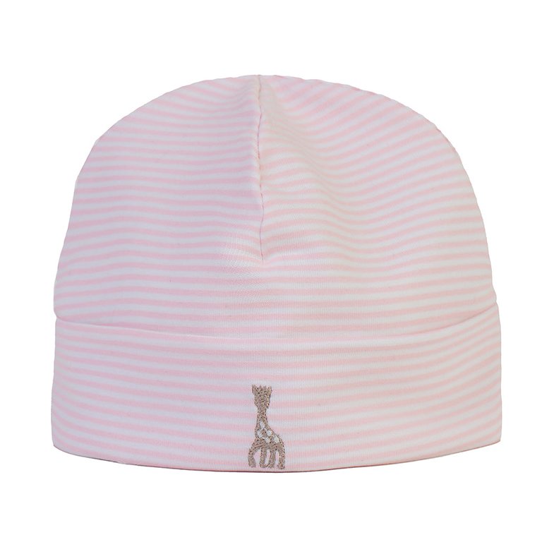 Pink Striped Giraffe Cap - Pink