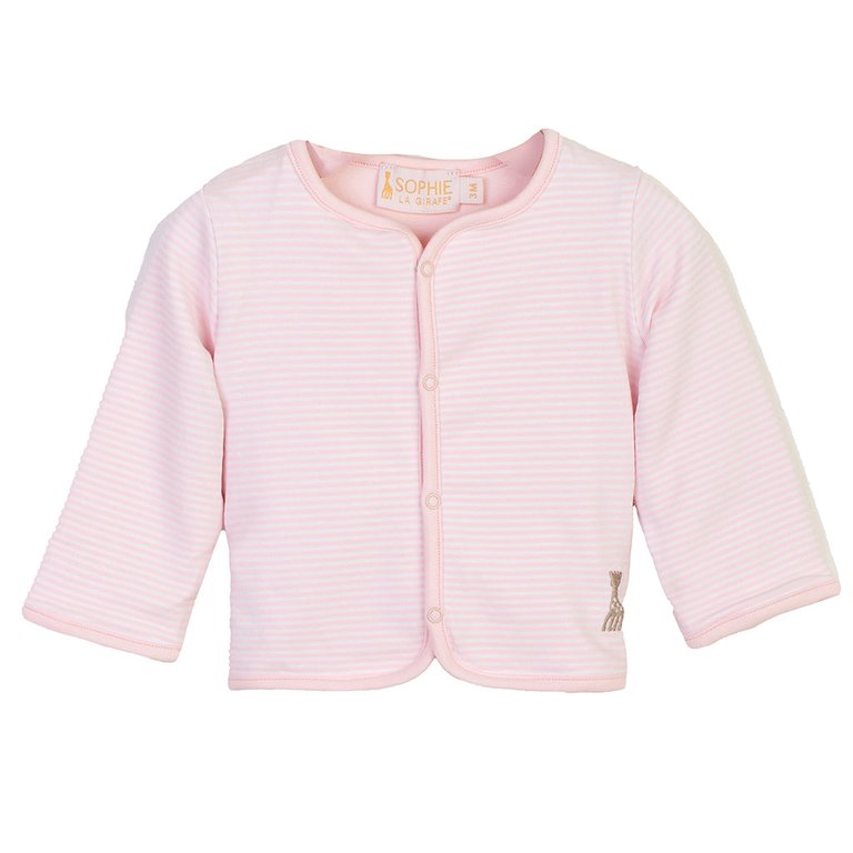 Pink Striped Reversible Jacket