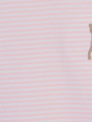 Pink Striped T-shirt - Pink