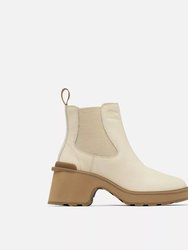 Heel Chelsea Boots - Bleached Ceramic, Caribou Buff