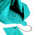 Aqua Soft Suede Leather Hobo Shoulder Bag | Byirl
