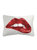 Bite Your Lips Rectangular Cushion Pillow | Bnbny - White