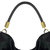 Black Calf Hair Leather Tassel Grab Bag | Biylx