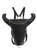 Black Cow Head Premium Leather Unisex Backpack - Black