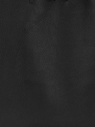 Black Cow Head Premium Leather Unisex Backpack