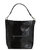 Black Croc Suede Leather Hobo Shoulder Bag | Bxyre