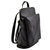 Black Soft Pebbled Leather Pocket Backpack | Byler