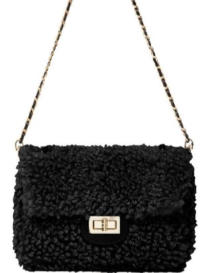 Sostter Black Teddy Women's Crossbody Shoulder Handbag  product