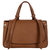 Camel Pebbled Leather Tassel Grab Bag | Bnnen