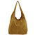 Camel Soft Suede Leather Hobo Shoulder Bag | Byinn