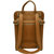 Camel Unisex Soft Pebbled Leather Pocket Backpack | Byeyl