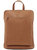 Camel Unisex Soft Pebbled Leather Pocket Backpack | Byeyl - Camel